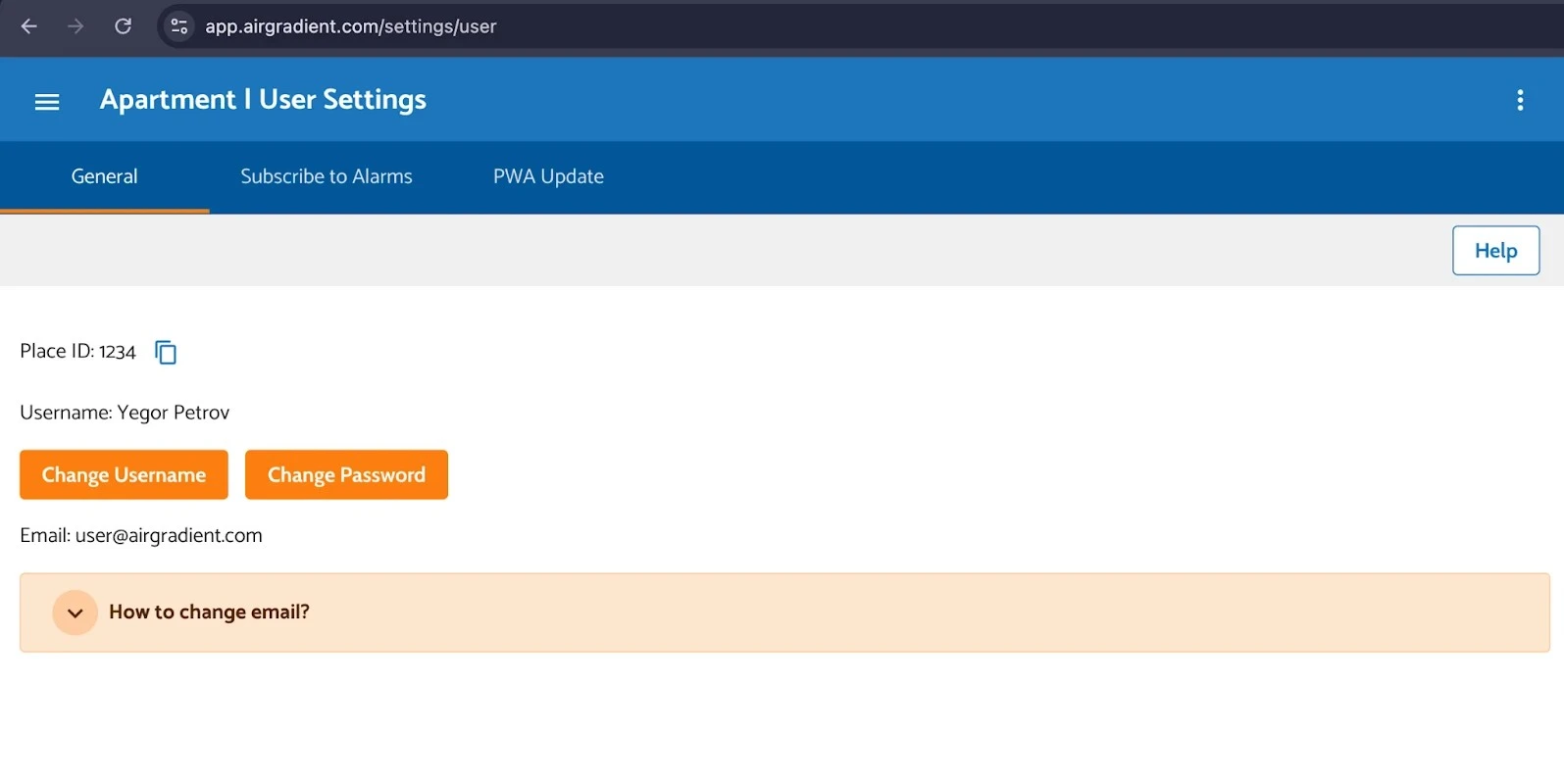 Figure 8: User Profile Page